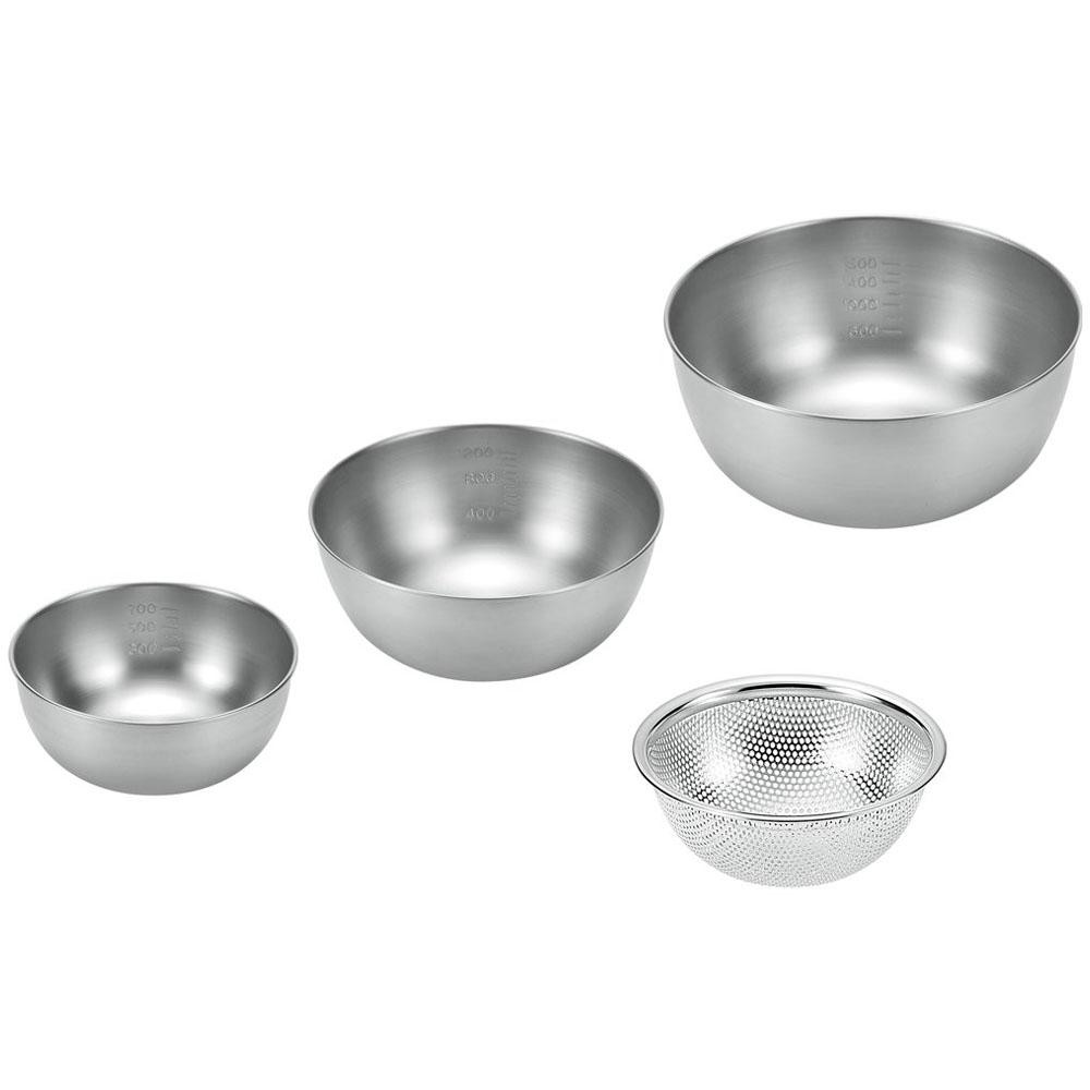 燕人の匠 ボウル4点セット(ボウル21cm＆18cm＆15cm＆パンチングボウル15cm) ETF-800 /a