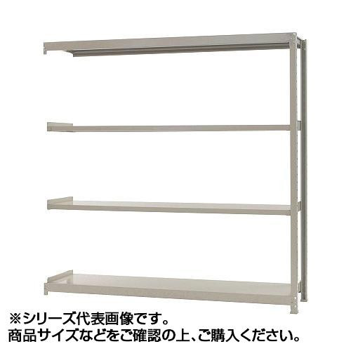 軽中量ラック 耐荷重150kgタイプ 連結 間口1800×奥行600×高さ2100mm 4段 アイボリー /a :a1 1435214:WEB TWOHAN in