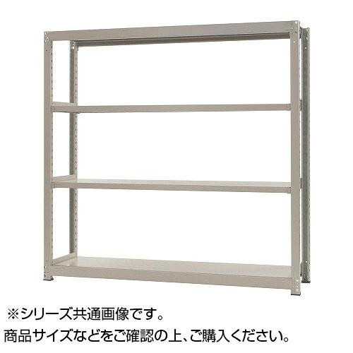 中量ラック 耐荷重500kgタイプ 単体 間口1200×奥行450×高さ1200mm 4段 ニューアイボリー /a :a1 1435616:WEB TWOHAN in