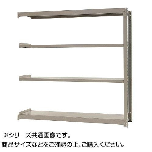 中量ラック　耐荷重500kgタイプ　連結　間口1500×奥行900×高さ1800mm　4段　ニューアイボリー /a