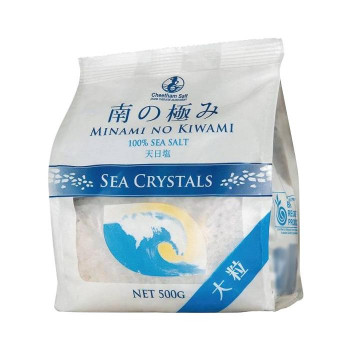 まとめ得 南の極み　天日塩　大粒　SeaCrystals　500g　18個セット　J1-16 x [2個] /a