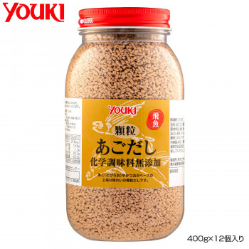 YOUKI ユウキ食品 顆粒あごだし化学調味料無添加 400g×12個入り 210350 /a