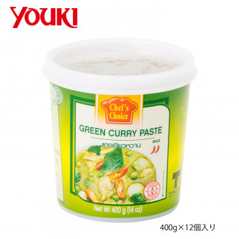 YOUKI ユウキ食品 シェフズチョイス グリーンカレーペースト 400g×12個入り 212288 /a