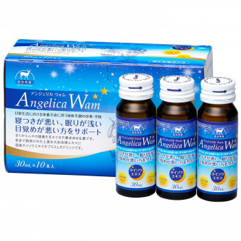 金陽製薬 AngelicaWam アンジェリカウォム 60本入り 指定医薬部外品 ノンカフェイン 睡眠サポートドリンク /a