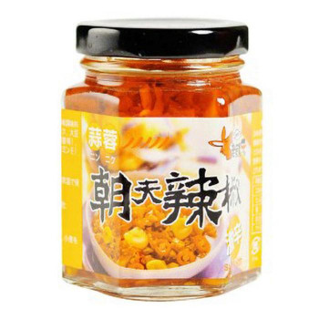 老騾子牌朝天食品系列蒜蓉朝天辣椒(にんにく入り激辛調味料) (台湾産) 105g×24本 210205 /a