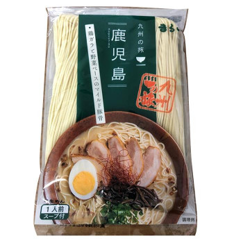 まるいち 鹿児島ラーメン スープ付 1人前×40入 Z4244 /a :a1 1712063:WEB TWOHAN in