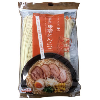 まるいち 博多味噌豚骨ラーメン スープ付 1人前×40入 Z4242 /a :a1 1712068:WEB TWOHAN in