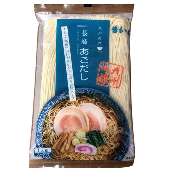 まるいち 長崎あごだしラーメン スープ付 1人前×40入 Z4246 /a :a1 1712070:WEB TWOHAN in