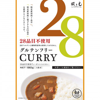 風と光　28品目不使用ヴィーガンレトルトカレー 180g×24 /a