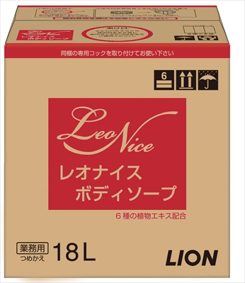 まとめ得 レオナイス ボデイソープ １８Ｌ ライオンハイジーン ボディソープ  x [4個] /h｜web-twohan