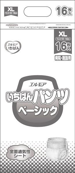 エルモアいちばん パンツベーシック ＸＬ カミ商事 大人用オムツ  /h