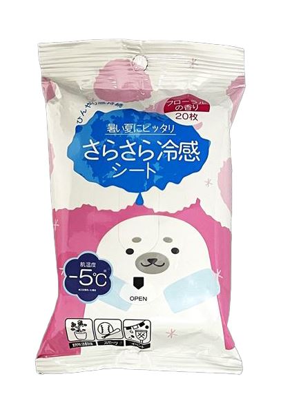 まとめ得 冷感さらさらパウダーシートフローラル コーヨー化成 制汗剤・デオドラント  x [8個] /h | 