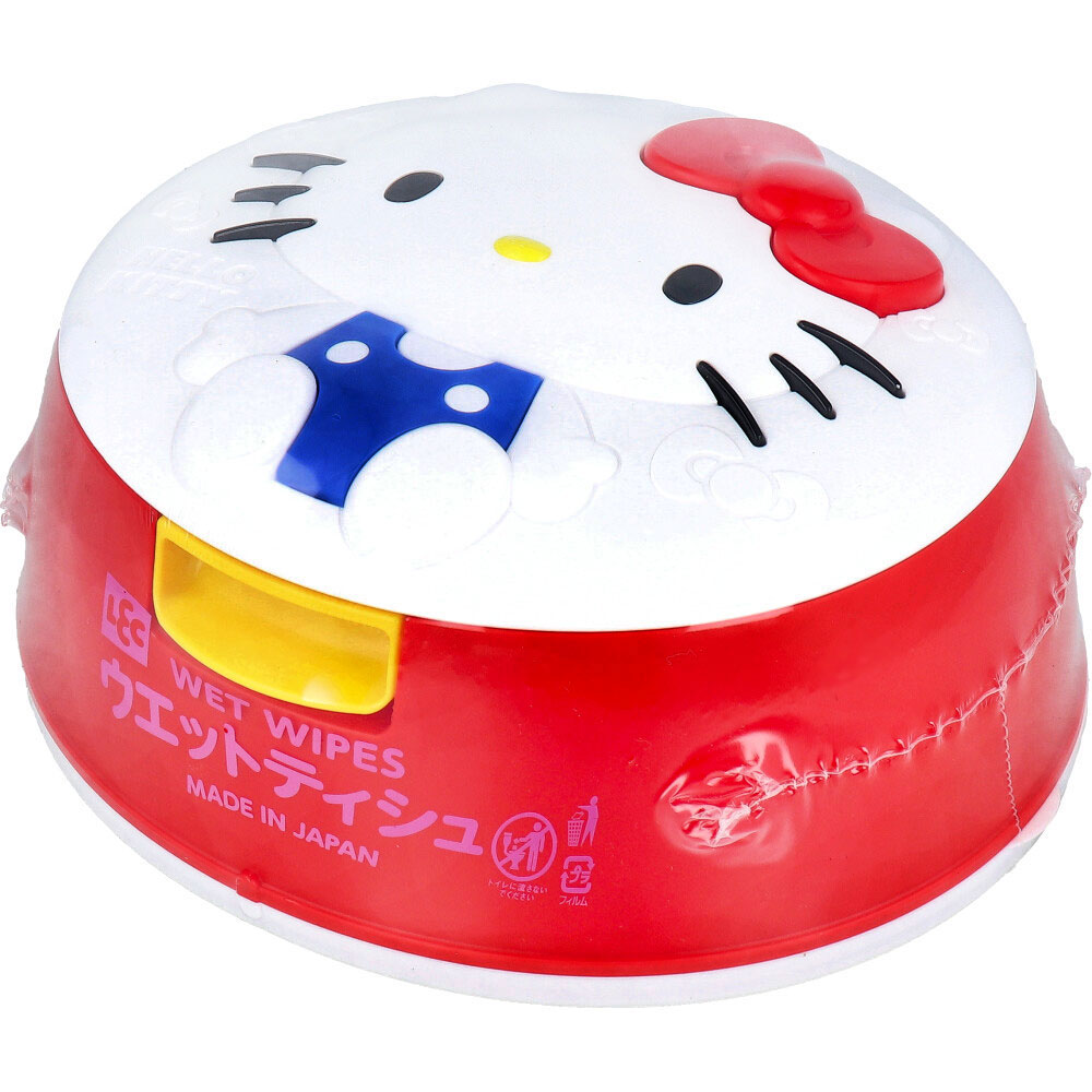 まとめ得 サンリオ ウエットティシュ ハローキティ 80枚入 x [5個] /k |  | 02