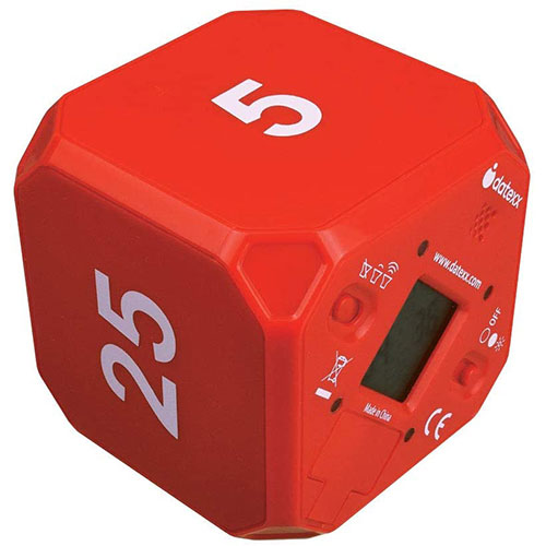 まとめ得 Datexx TimeCubePlus タイムキューブプラス プリセットタイマー 5・10・20・25分 レッド DF-48 x [2個] /l |  | 02
