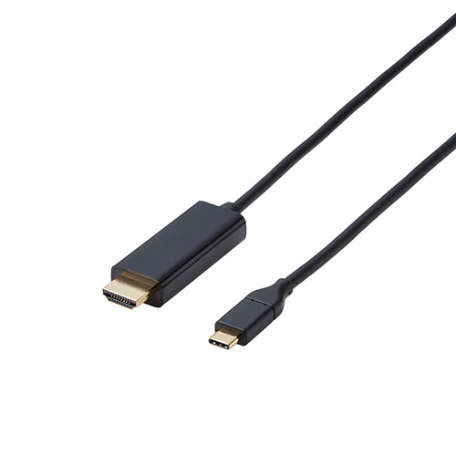 エレコム 変換ケーブル Type-C-HDMI 1.0m ブラック CAC-CHDMI10BK /l