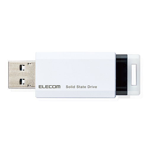 まとめ得 エレコム SSD 外付け ポータブル 250GB 小型 ノック式 USB3.2(Gen1)対応 ホワイト PS4/PS4Pro/PS5 ESD-EPK0250GWH x [2個] /l