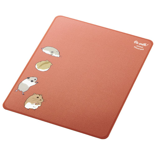 まとめ得 エレコム Be with! animal mousepad ハムスター MP-AN04HAM x [2個] /l