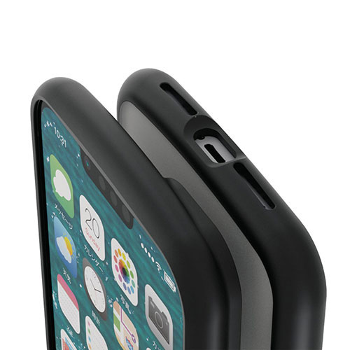 まとめ得 エレコム iPhone 14 Plus TOUGH SLIM LITE フレームカラー シルキークリア ブラック PM-A22BTSLFCSBK x [2個] /l |  | 01