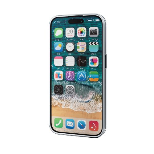 まとめ得 エレコム iPhone 15 Pro ソフトケース 極限 メタリック プラチナシルバー PM-A23CUCTMKSV x [2個] /l |  | 02