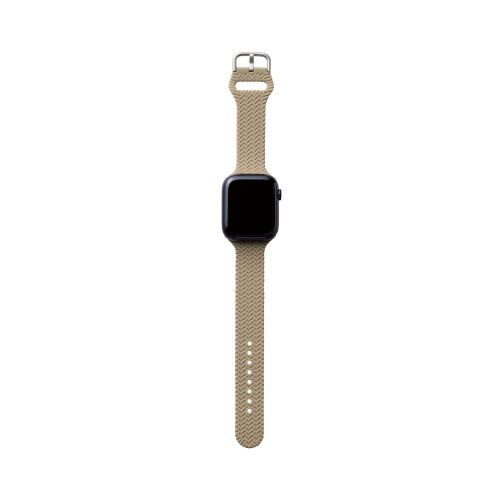 エレコム Apple Watch用 シリコンバンド 編込デザインタイプ (49/45/44/42mm) カーキ AW-45BDSCBKH /l |  | 02