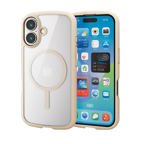 エレコム iPhone 16 ハイブリッドケース TOUGH SLIM LITE フレームカラー MAGKEEP アイボリー PM-A24ATSLFCMWH /l |  | 03