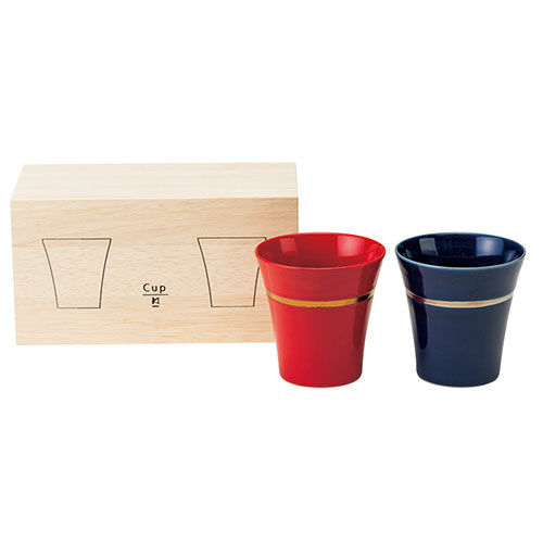 まとめ得 蒼赤金銀反カップペア 1-2-0080 x [2個] /l