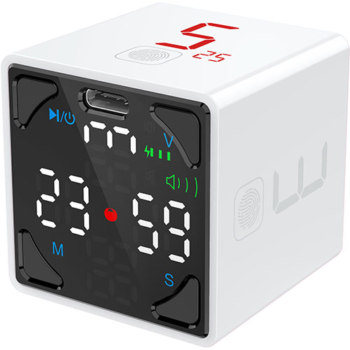 まとめ得 llano TickTime Cube 楽しく時間管理ができるポモドーロタイマー ホワイト TK1 W1 x [2個] /l :l1 4570121530046 m:WEB TWOHAN in