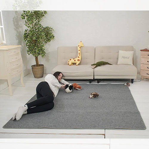 MORITA ホットカーペット 電気カーペット 約235×195cm (3畳相当) グレー TMC-300 /l |  | 05