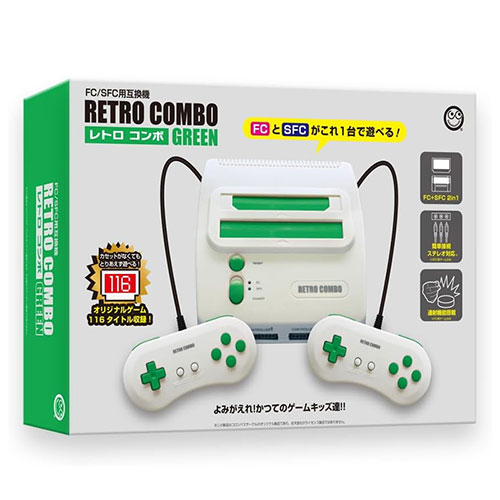 まとめ得 コロンバスサークル レトロコンボGREEN FC/SFC用互換機 CC-RETCG-GN x [2個] /l | 