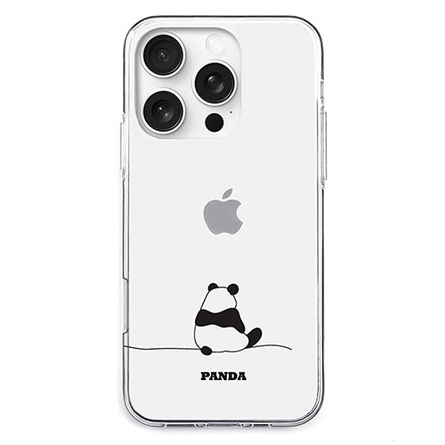 AKAN エイカン ソフトクリアケース for iPhone 16 Pro Max パンダ AK27014i16PM /l | 