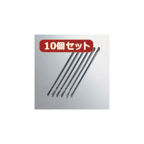 まとめ得 10個セット エレコム ケーブル結束バンド ブラック 30本 ブラック LD-T140BK30X10 x [2個] /l