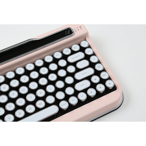 AJAX タイプライター風キーボードPENNA(ペナ) Baby Pink + アルカリ乾電池 単3形10本パックセット PNADBP+HDLR6/1.5V10P /l｜web-twohan｜06