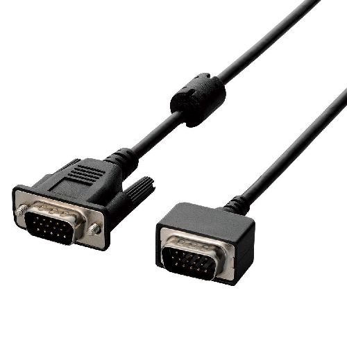 5個セット エレコム コンパクトコネクタD-Sub15ピンケーブル CAC-C50BKX5 /l