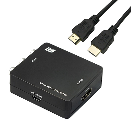 まとめ得 ラトックシステム コンポジット to HDMIコンバーター HDMIケーブル 1mセット RS-AV2HD1+HDM10-064BK x [2個] /l