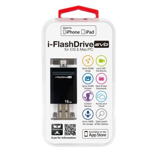 Photofast i-FlashDrive EVO for iOS&Mac/PC Apple社認定 LightningUSBメモリー 16GB IFDEVO16GB /l