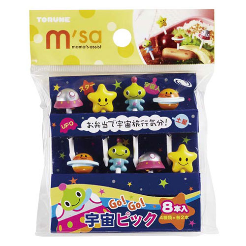 まとめ得 トルネ Go!Go!宇宙ピック 8本入 P-3205 x [4個] /l |  | 02