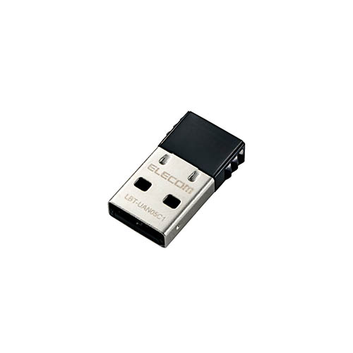 エレコム Bluetooth/PC用USBアダプタ/小型/Ver4.0/Class1/forWin10/ブラック LBT-UAN05C1 /l