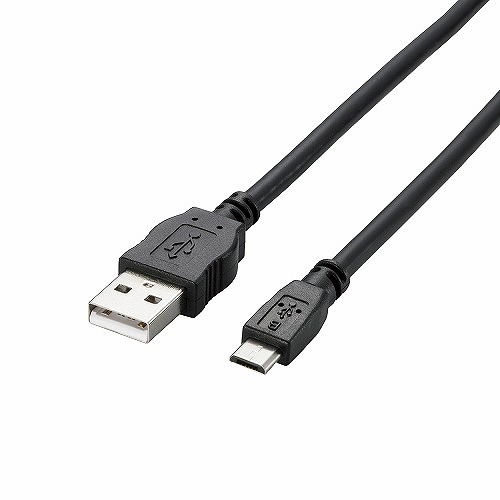 まとめ得 エレコム　2A対応MicroUSB(AMicroB)ケーブル 0.8m ブラック TB-AMB2A08BK x [3個] /l