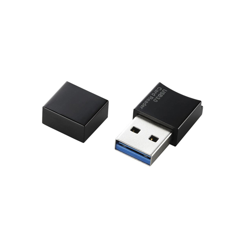 まとめ得 エレコム USB3.0対応microSD専用メモリカードリーダ MR3-C008BK x [2個] /l