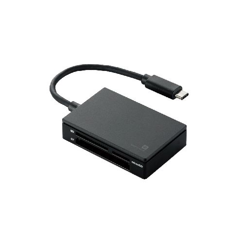 まとめ得 エレコム USB Type-Cコネクタ搭載メモリリーダライタ MR3C-A010BK x [2個] /l