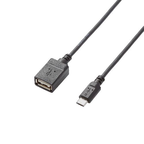 まとめ得 エレコム USB A-microB 変換アダプタ 0.5m ブラック TB-MAEMCBN050BK x [3個] /l