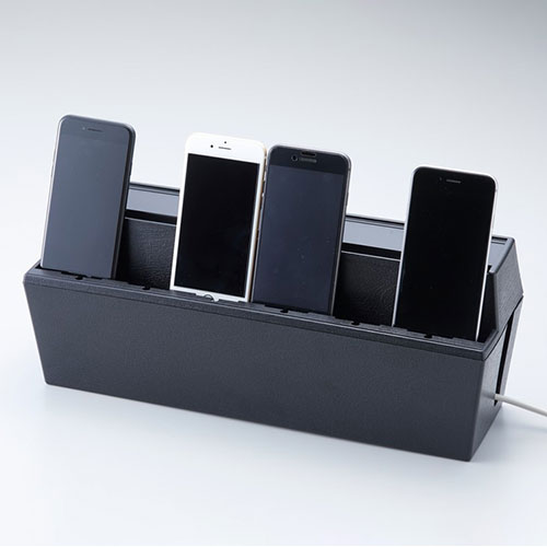 まとめ得 スマイルキッズ 充電ステーション ブラック AKD-51BK x [2個] /l |  | 04