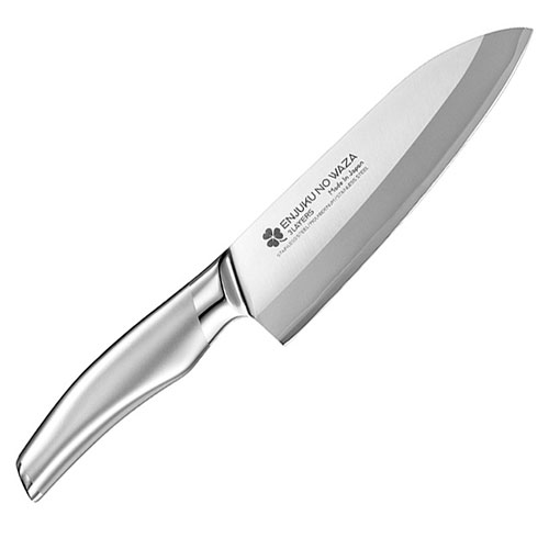 まとめ得 よこやま 燕熟の技 クローバー 3LAYERS 三徳包丁170mm EJH-1500 x [2個] /l | 