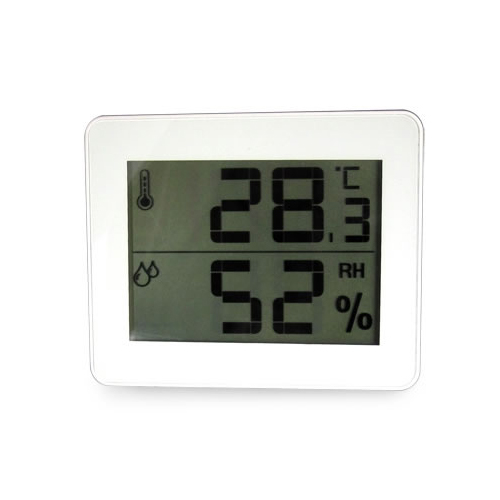 まとめ得 YAZAWA　デジタル温湿度計 ホワイト　DO01WH x [2個] /l