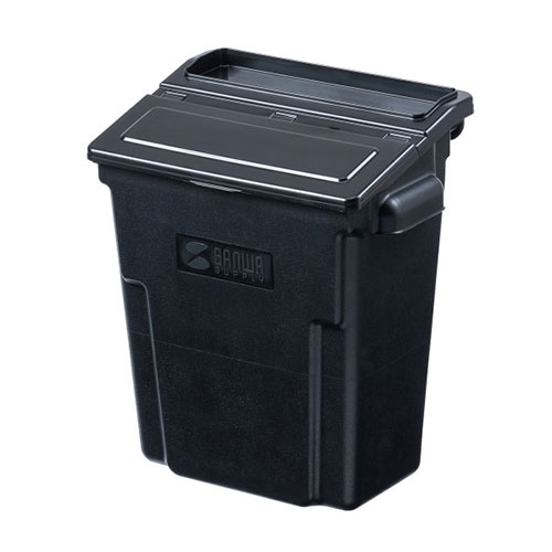 まとめ得 サンワサプライ 3段式ワゴン用蓋付きサイドBOX 大 ブラック CART-FA3ST1BK x [2個] /l