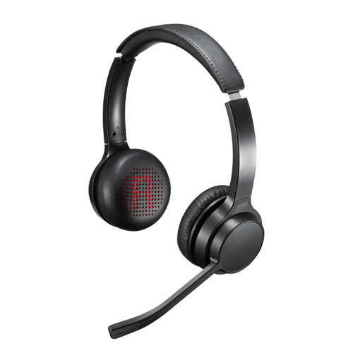 サンワサプライ Bluetoothヘッドセット(両耳タイプ・単一指向性) MM-BTSH62BK /l