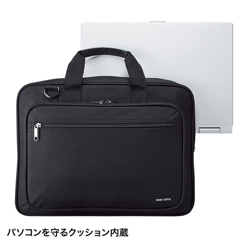サンワサプライ PCキャリングバッグ 15.6インチワイド ブラック BAG-U52BK3 /l｜web-twohan｜06