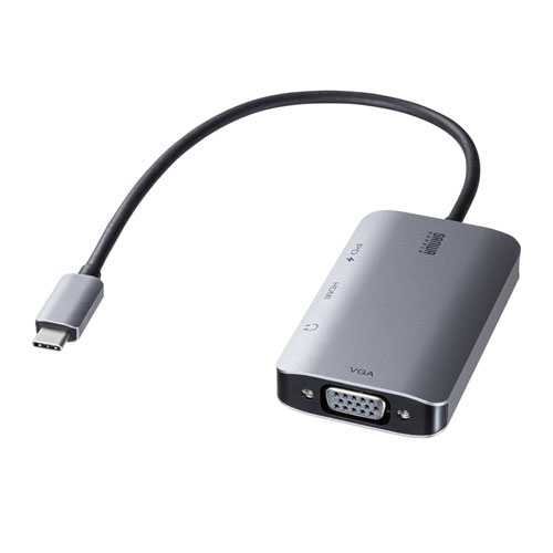 まとめ得 サンワサプライ USB Type C HDMI/VGA変換アダプタ(4K/30Hz/PD対応) AD ALCHV02 x [2個] /l :l1 4969887767474 m:WEB TWOHAN in