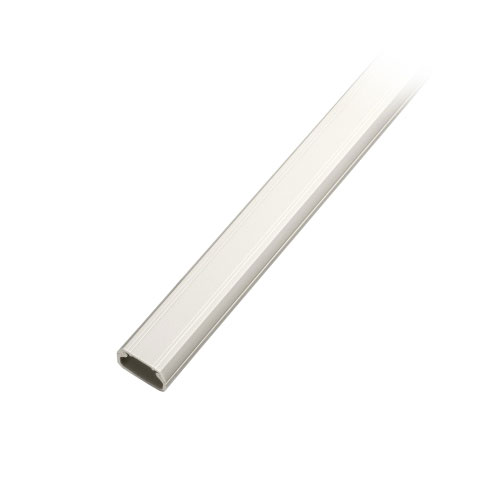 まとめ得 サンワサプライ 壁用ケーブルモール 幅17mm 角型 ミルキーホワイト CA-KK17MW x [4個] /l | 
