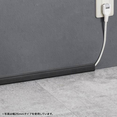 まとめ得 サンワサプライ 壁用ケーブルモール 幅33mm 角型 ブラック CA-KK33BK x [2個] /l |  | 01